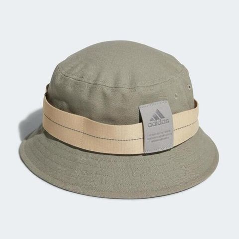 Adidas Mh Bucket Se [HN8176] 女 漁夫帽 單寧 運動 休閒 遮陽 防曬 草綠