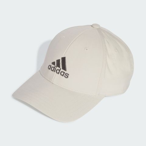 ADIDAS 愛迪達 Bballcap Lt Emb [IY7766] 棒球帽 刺繡徽標 輕便 可調式 經典款 米灰