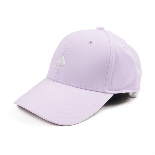 ADIDAS 愛迪達  Small Logo Cap [JF2903] 棒球帽 刺繡徽標 輕便 可調式 經典款 薰衣草紫