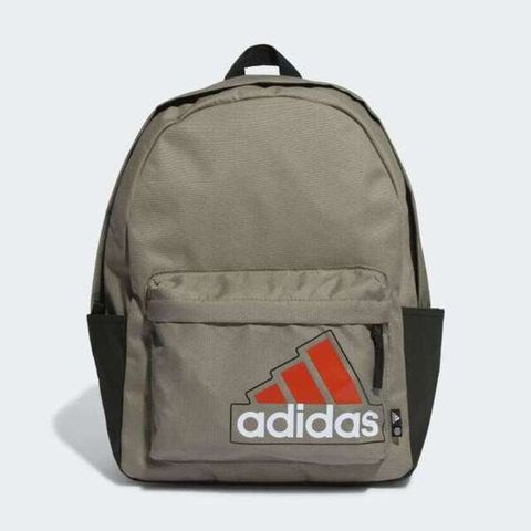Adidas Essentials Seasonal Backpack [HT4756] 後背包 雙肩包 可調肩帶 灰綠