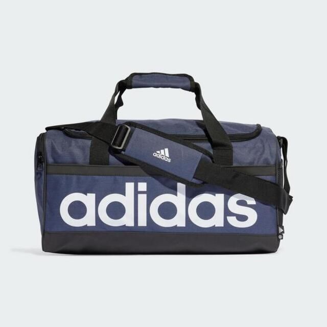 ADIDAS 愛迪達  Linear Duffel S [HR5353] 健身包 旅行包 訓練 運動 休閒 肩背 側背 手提 藍