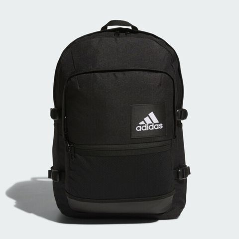 ADIDAS 愛迪達 Adidas ESS Multi P BP [IT2061] 後背包 雙肩背包 運動 訓練 休閒 學生書包 愛迪達 黑