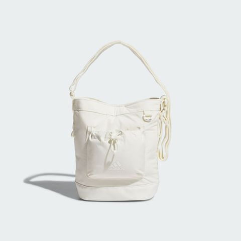 ADIDAS 愛迪達 Adidas W Bucket Bag [JF1209] 水桶包 肩背包 斜背包 隨身包 手提 休閒 簡約 米白