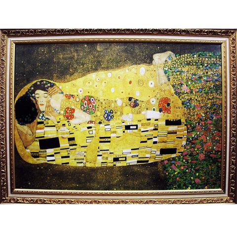 開運陶源 Kiss 吻 Klimt克林姆之世界名畫 大幅 100x73cm