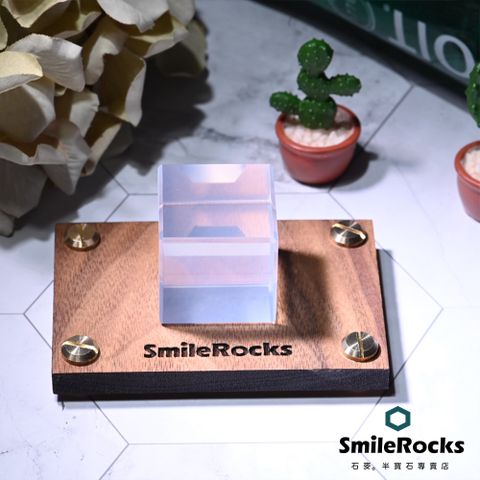 SmileRocks 石麥 收藏級全淨粉晶方塊 3.2x3.2x3.2cm  No.090050107