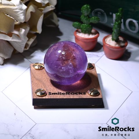 SmileRocks 石麥 紫黃晶球 直徑3.8cm No.051510111