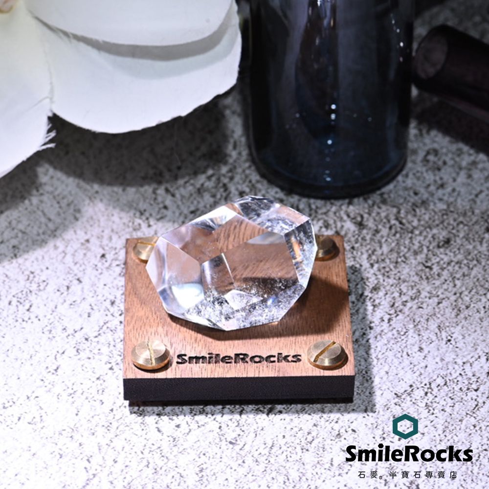SmileRocks 石麥   白水晶冰塊  4.5x3.3x2.7cm No.043750426