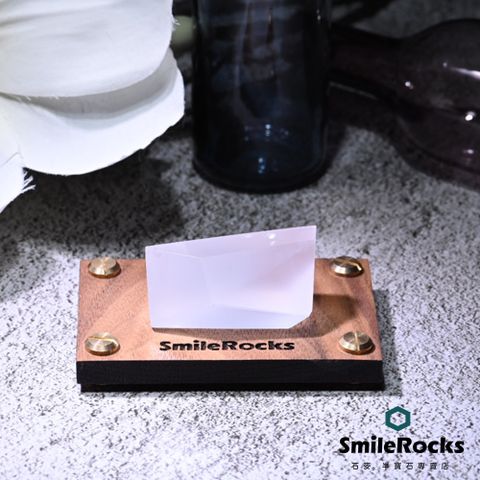 SmileRocks 石麥 粉晶隨形冰塊 5.2x2.9x2.2cm No.043760426