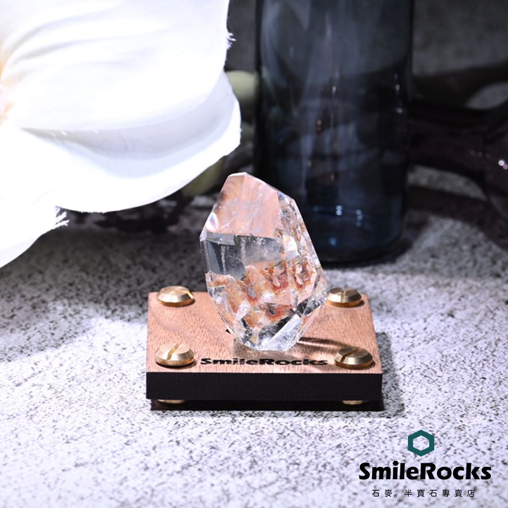 SmileRocks 石麥   白水晶冰塊  4.7x2.6x2.3cm No.043430426