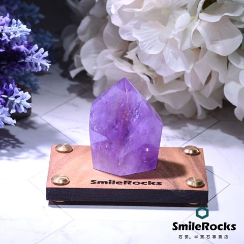 SmileRocks 石麥 玻利維亞紫水晶柱 4.1x2.9x5.3cm No.040770508