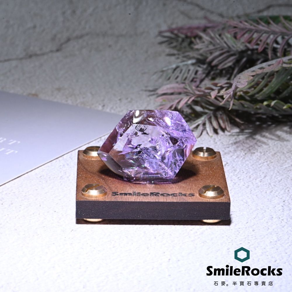 SmileRocks 石麥   紫水晶隨形冰塊4.0x2.0x2.9cm No.043870522