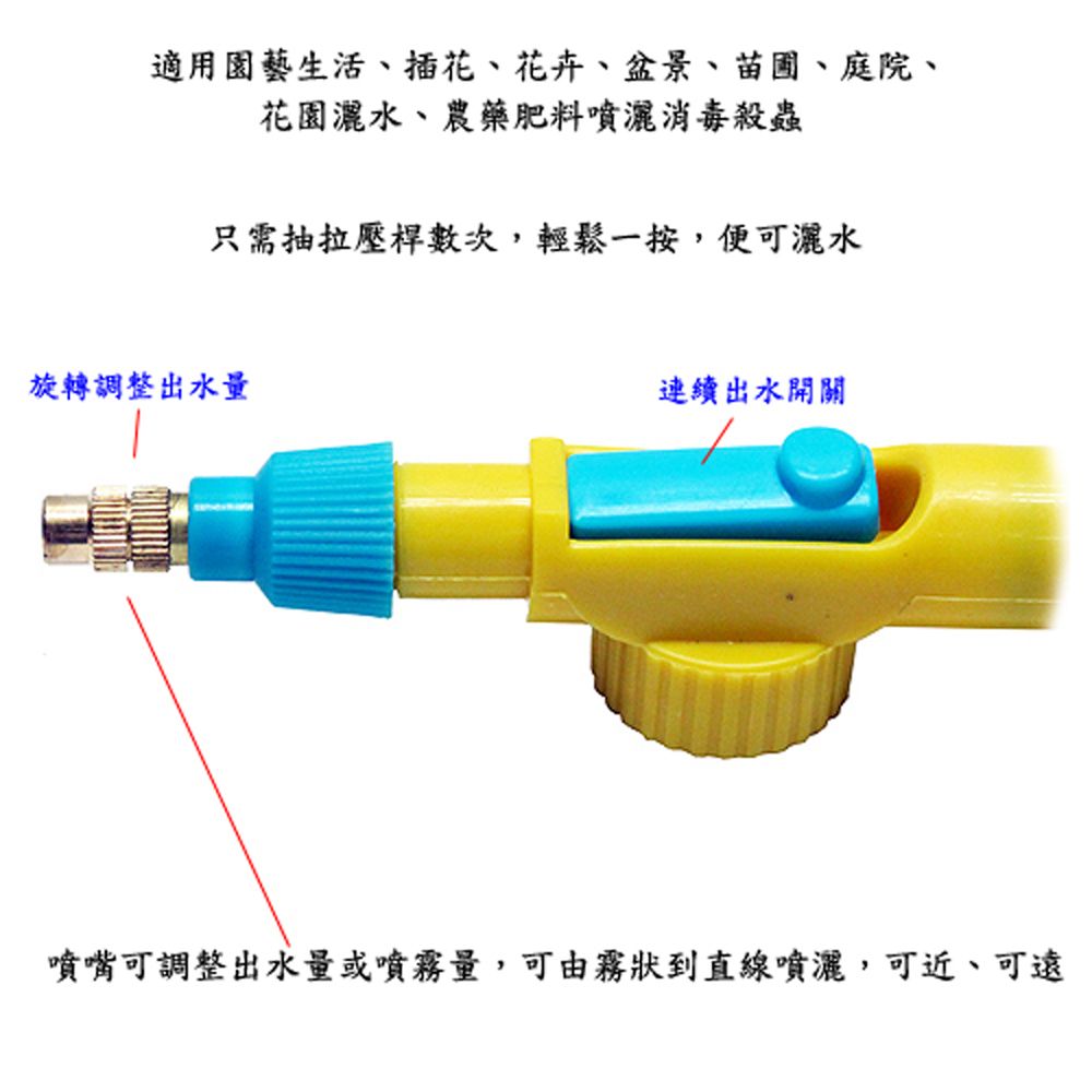  月陽超值2入環保寶特瓶手持壓縮式可調噴量噴霧器澆花器(SC495X2)