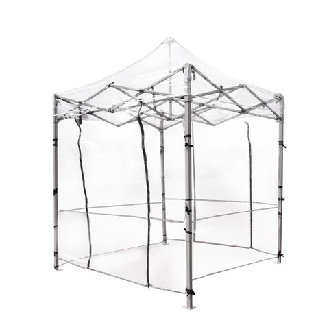 130-RST2X2 透明戶外帳篷/陽光屋/雙通道/消毒通道2米*2米
