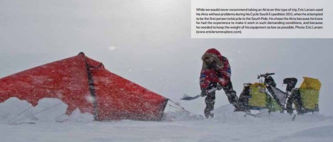 would  recommend taking an    type of        during his Cycle South  2012 wn        bicycle to t South Pole He  the  because he he had the  to make  work in such demanding , and becausehe needed to  the weight of his equipment as low as