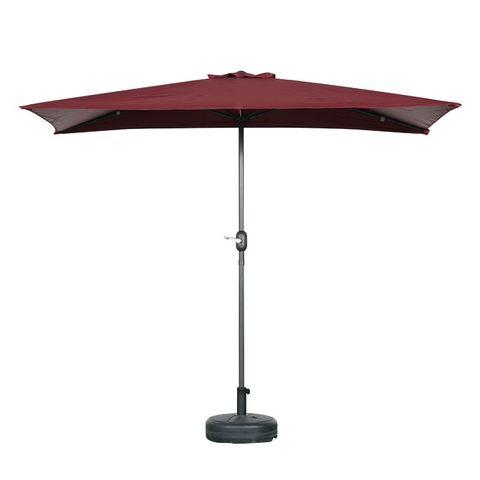 戶外遮陽傘靠墻半邊長方形羅馬傘庭院傘防水太陽傘擺攤露臺四角傘