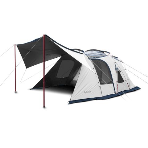 【Outdoorbase】彩繪天空2D帳篷含頂布地布套組