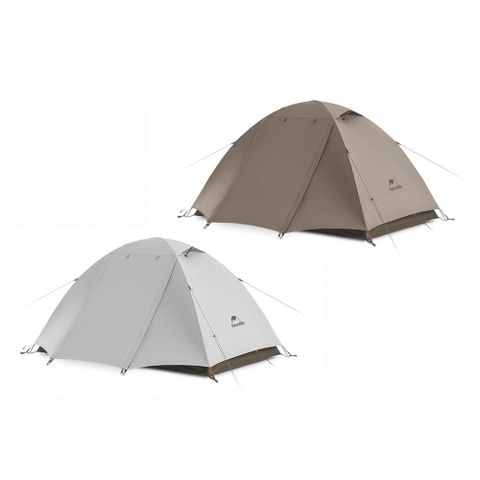 Naturehike 云川2輕量210T格子布黑膠雙人帳篷 ZP024
