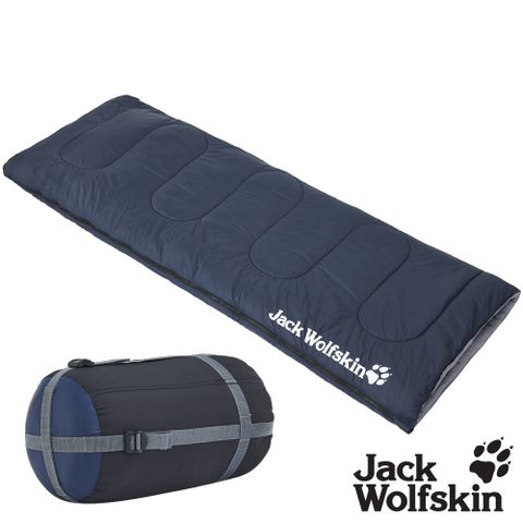 【Jack wolfskin 飛狼】親膚舒適輕巧方型睡袋『舒適溫度：5 ~ 10°C』