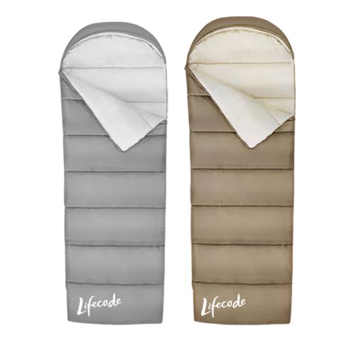 LIFECODE 親膚棉秋冬保暖睡袋/可水洗/可拼接-2色可選 12230113/7