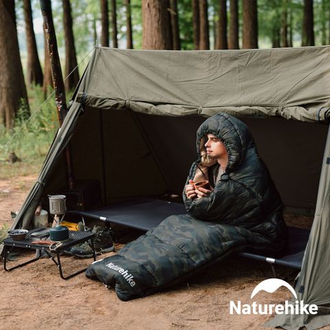 Naturehike M320日煦可機洗帶帽信封睡袋 WS023