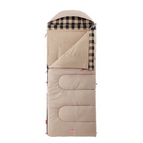 【Coleman】多層睡袋 / 灰咖啡 / CM-15987(露營睡袋 家庭睡袋 刷毛睡袋)
