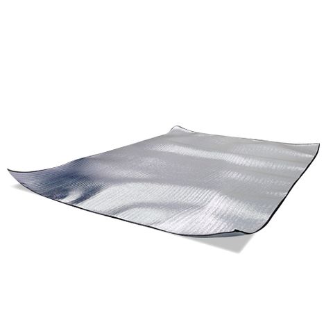 200x150cm雙面防潮鋁箔地墊★簡裝特價(2m*1.5m 露營睡墊 防水折疊野餐墊 登山保暖輕巧鋁箔軟墊)