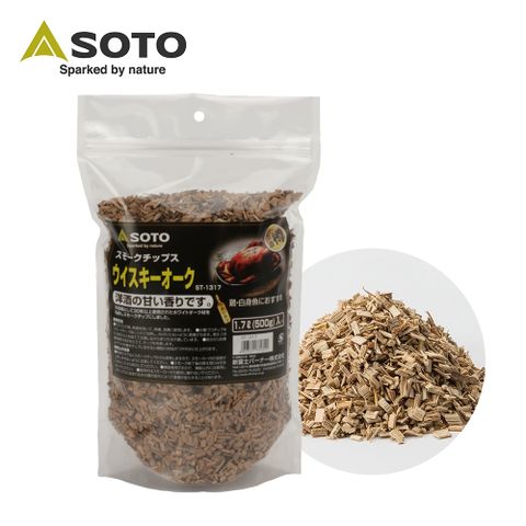 SOTO 橡木桶煙燻木片威士忌橡木香氣(大)ST-1317