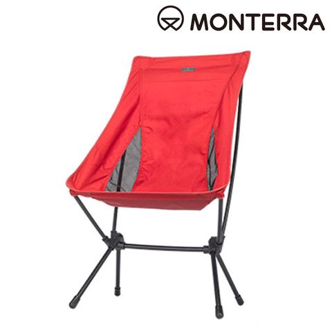 monterra CVT2 L 輕量蝴蝶形摺疊椅紅色