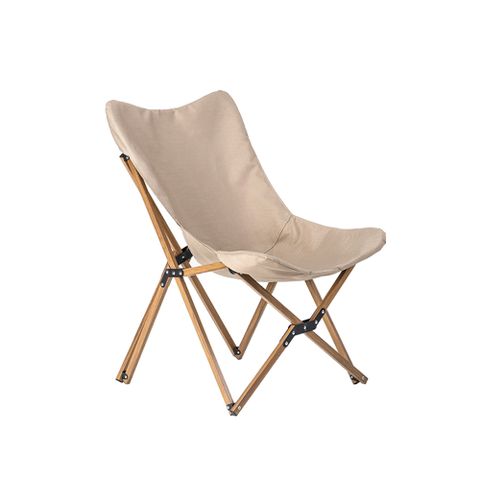 【好玩旅物】木紋烤漆鋁合金戶外露營牛津布折疊大川椅露營椅(附收納袋)