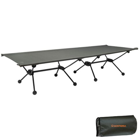Monterra CVT2 GRANDE COT 兩段式輕量折疊行軍床【深灰】