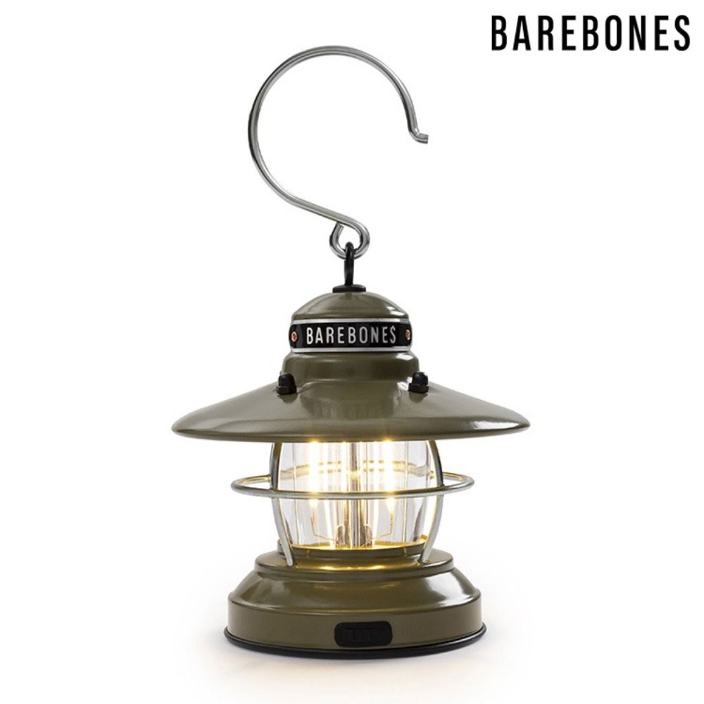 Barebones 吊掛營燈 Edison Mini Lantern 橄欖綠 LIV-292