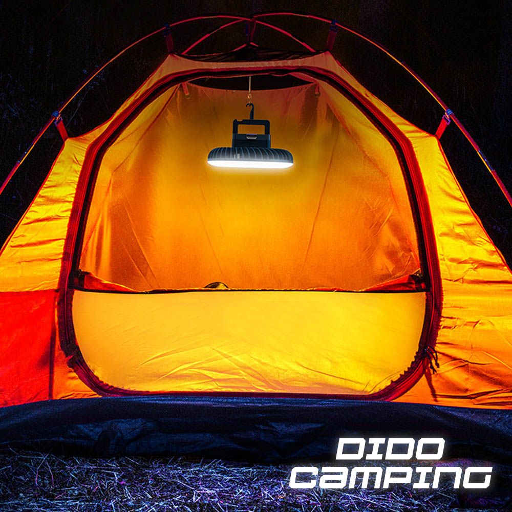 dido shop 嘀?小舖 【DIDO Camping】戶外露營LED可充電防水帶風扇露營燈(DC041)