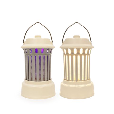 露營手提 電擊+夜燈 2in1充電式行動捕蚊燈(23A1)