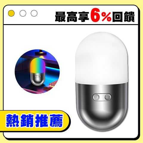 Sily RGB多色不倒翁露營燈