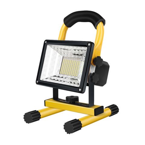 LED強光充電投光燈戶外應急燈工地停電照明露營擺地攤手提家用燈