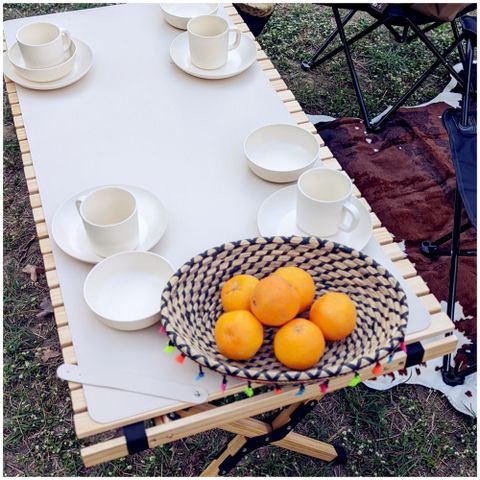 PU 露營蛋捲桌專用 皮革餐桌墊 防水防油餐墊