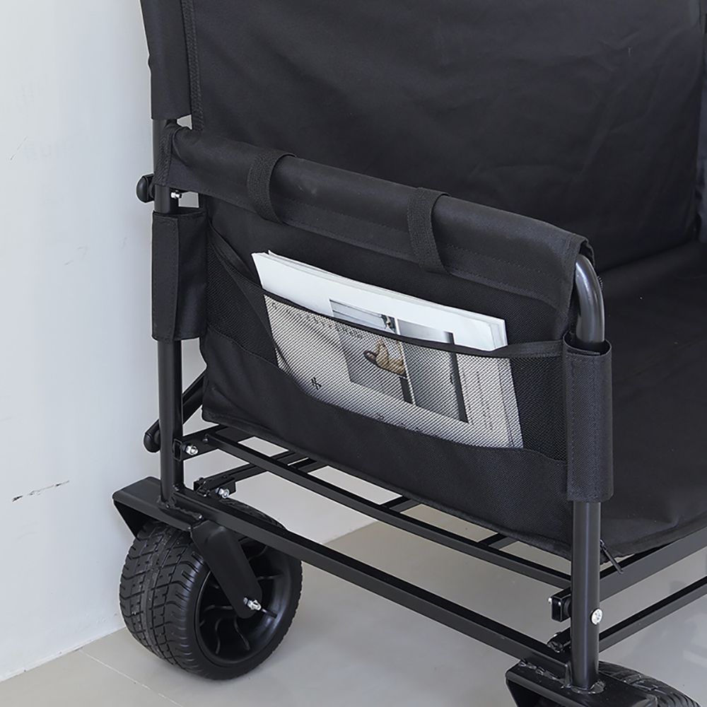 Ligfe 立格扉 兩用椅型露營推車 奶茶 黑色 兩色可選 摺疊手推車 拉桿車 寵物推車