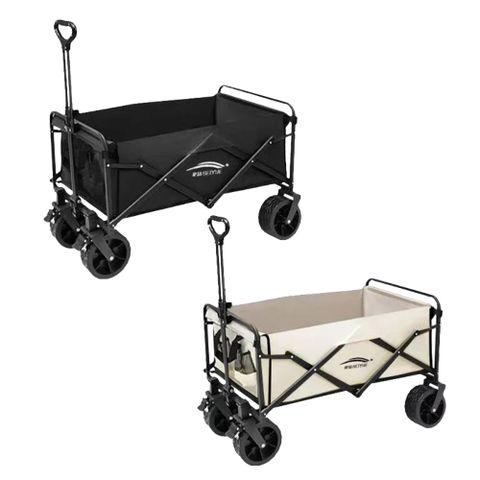 北岳900D牛津布10吋坦克輪戶外露營推車