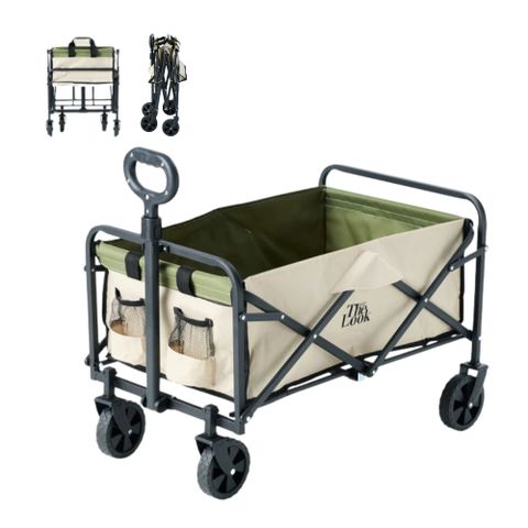 【The look】多功能可折疊露營手推車