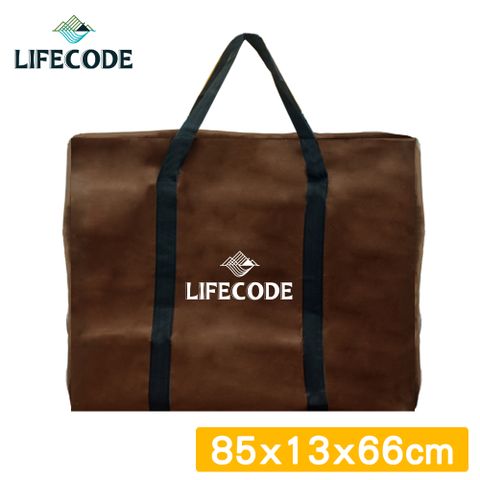 LIFECODE 生活密碼 折疊桌背袋/裝備袋85x13x高66cm-咖啡色