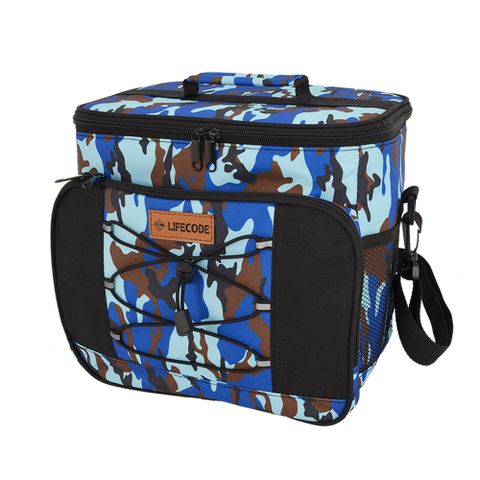LIFECODE 藍迷彩保冰袋/保溫袋/保冷袋(15L公升)