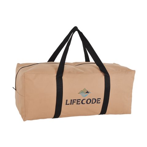 LIFECODE 野營裝備袋/帳篷提袋70x30x30cm(容量60L)-奶茶色