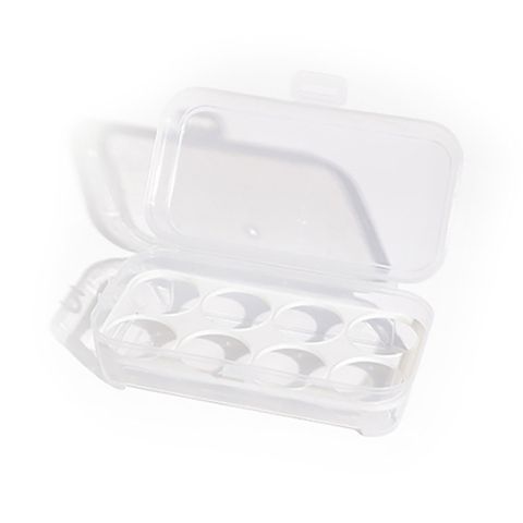 LIFECODE 透明8格蛋盒(4入)