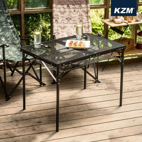 KZM IMS鋼網折疊桌含收納袋