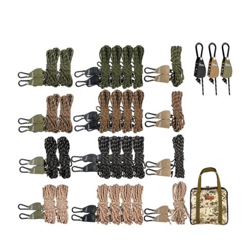 Forest Outdoor 頂級版滑輪營繩拉緊器天幕營繩組