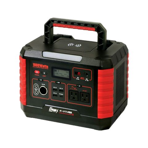 【日本KOTSURU】攜帶式儲能電瓶 1000W超大功率 便攜式發電系統