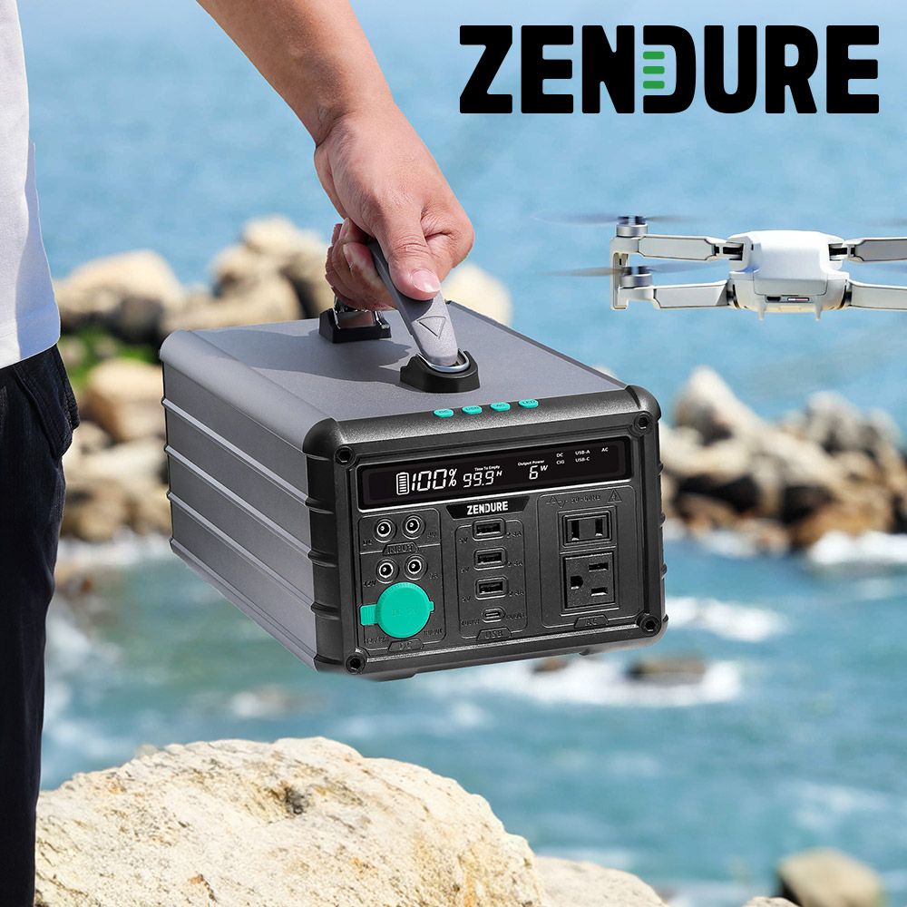 Zendure 1000W 小坦克戶外行動電源站+戶外收納包+太陽能板