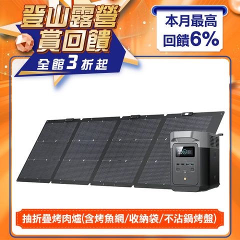 EcoFlow DELTA 2 儲能電源+220W太陽能板