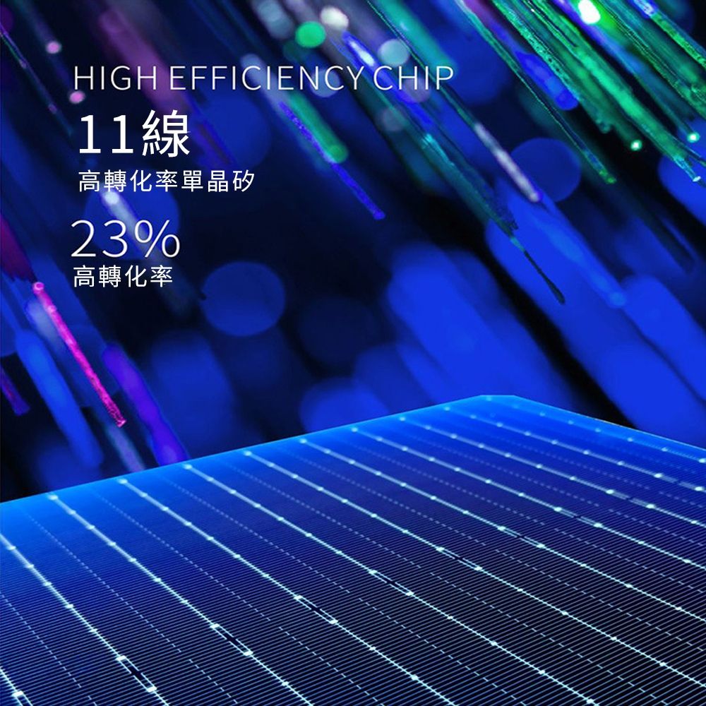 HIGH EFFICIENCY CHIP11線高轉化率單晶矽23%高轉化率