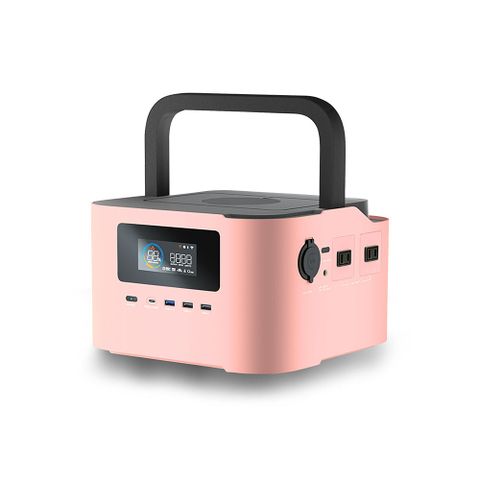 【日本KOTSURU】8馬赫 時尚馬卡龍儲能電源 炫彩魔方 650W大功率 台灣製造 (少女粉)